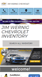 Mobile Screenshot of jimwernigchevrolet.com